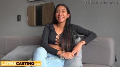 Kolombia amatir sejati dalam audisi model palsu | bokepviral